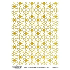 Model 10 Altın Varak Pirinç Dekopaj